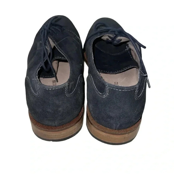 Banana Republic Navy Blue Suede Leather Oxford Shoes Size 9.5 main image 5